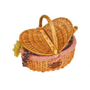 Panier en osier Les jardins de la comtesse