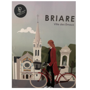 Création d'image sur le thème de Briare - Dimension : 40 x 29.5 cm