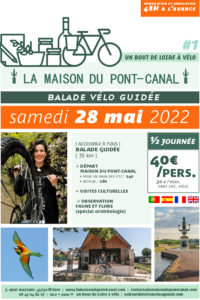 Balade à vélo guidée Briare 28 Mai 2022