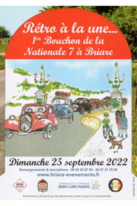 25 septembre à Briare , la Maison du pont Canal accueillera des artisans à l’occasion du BOUCHON DE BRIARE, les voitures passeront devant la boutique. 