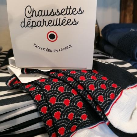 chaussettes dépareillées Française SOCKSOCKET