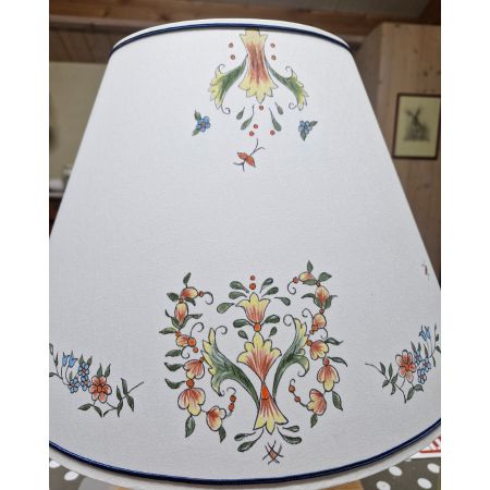 Peinture sur abat-jour avec démonstration en boutique , relooking de vos lampes anciennes